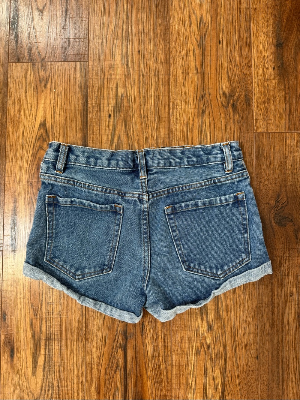 Medium wash 2” denim shorts - Picture 2 of 4